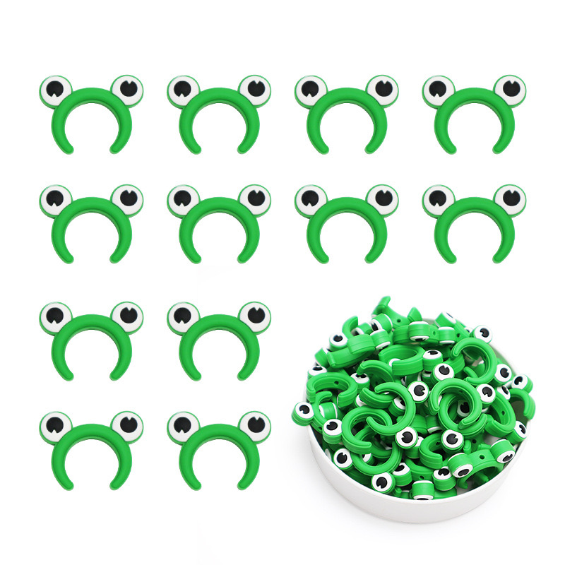 12pcs/bag,DIY silicon focals，frog focals